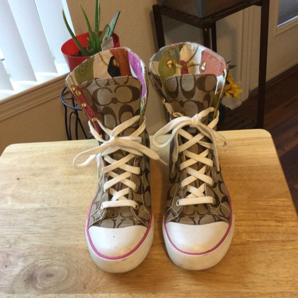 Coach Hi-Tops Sneakers - Picture 2 of 6